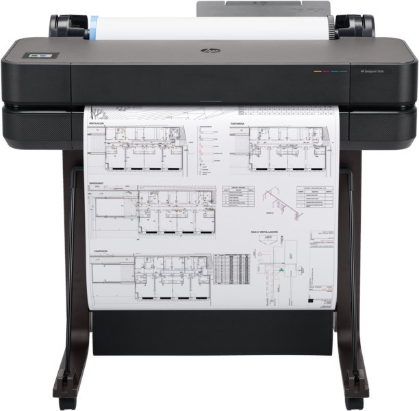 ��������������� ������ HP DesignJet T630 - 24", 2400 x 1200 dpi, 1 GB, Wi-Fi, USB, A4, A3, A2, A1 - 