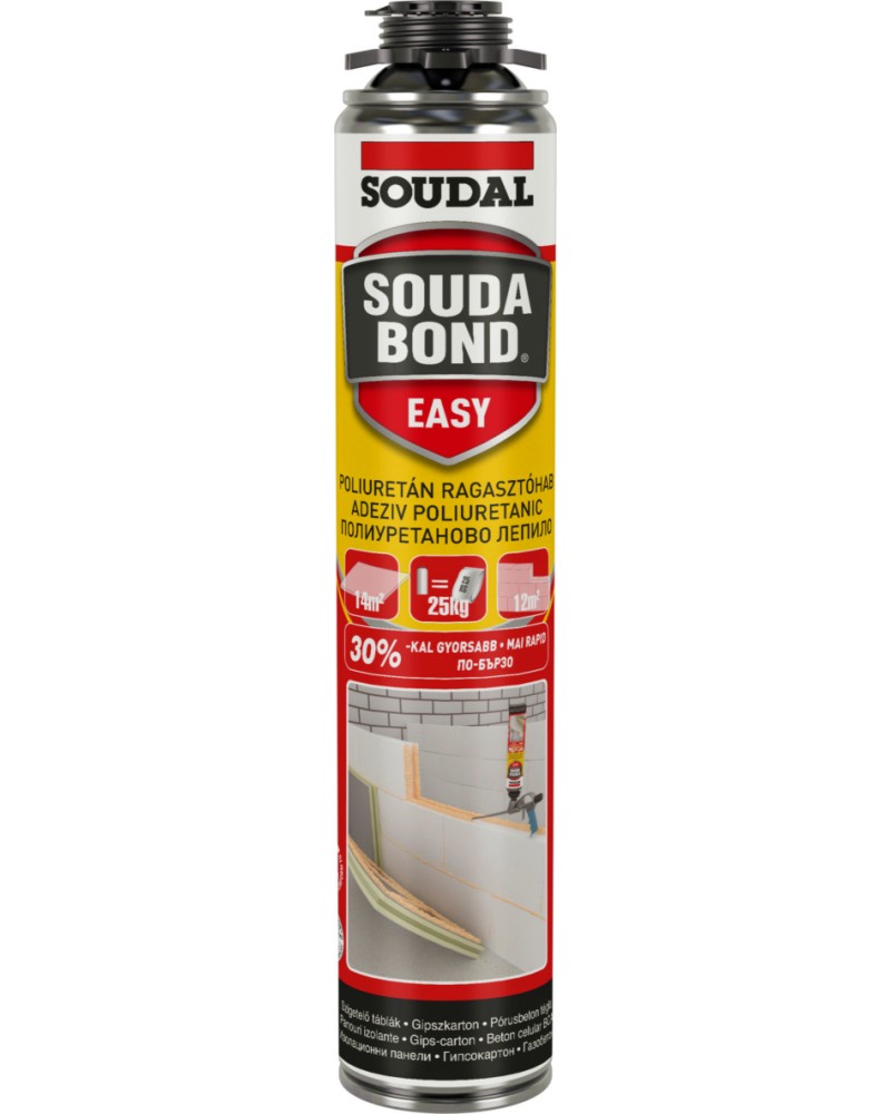 ������������� ������ �� ������������� Soudal Soudabond Easy 1K Gun - 750 ml - 