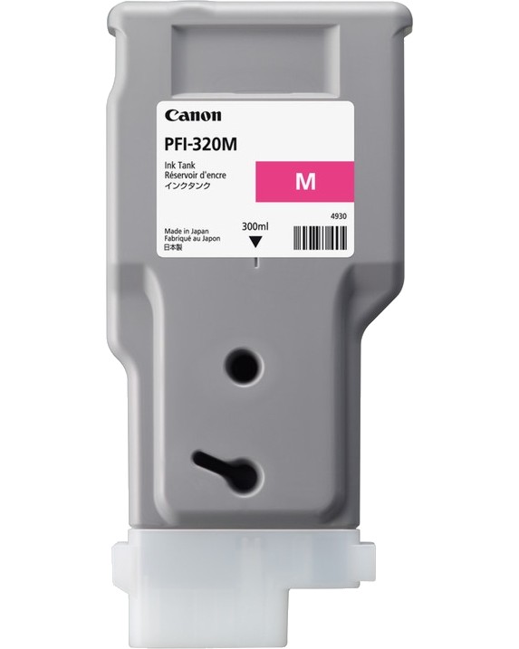Пигментно мастило Canon PFI-320 Magenta Пигментно мастило Canon PFI-320 Magenta - 300 ml -