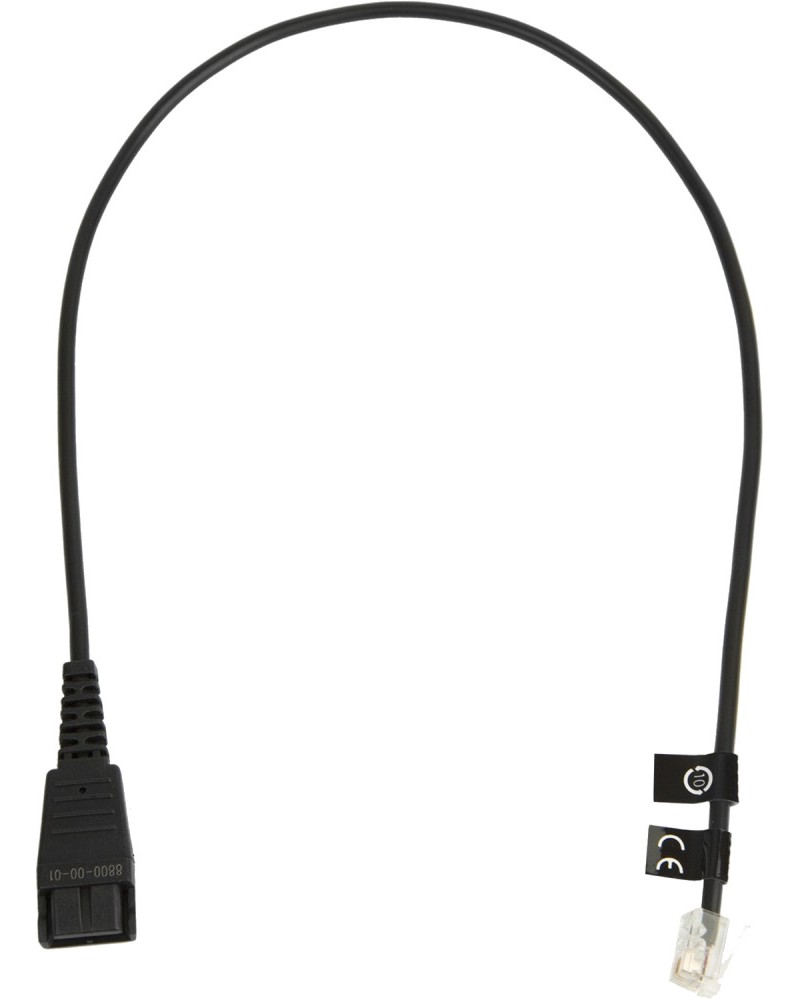  QD  RJ10 Jabra - 50 cm - 