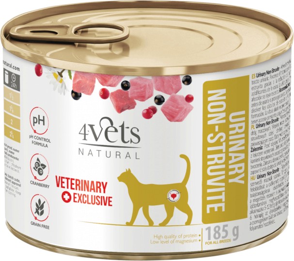       4Vets Urinary Non Struvite - 185 g - 