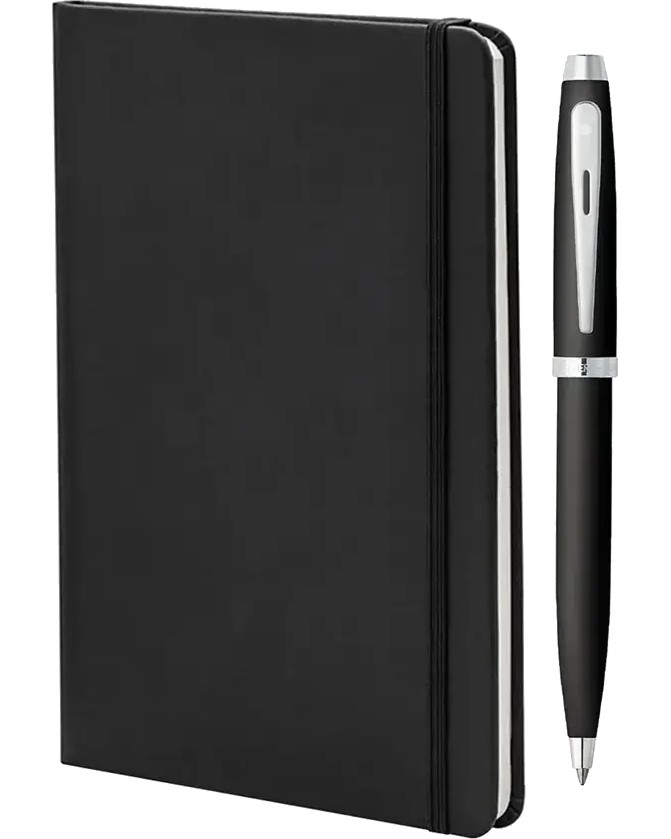Химикалка и тефтер Sheaffer Химикалка и тефтер Sheaffer - A5, с широки редове и подаръчна кутия от колекцията 100 -