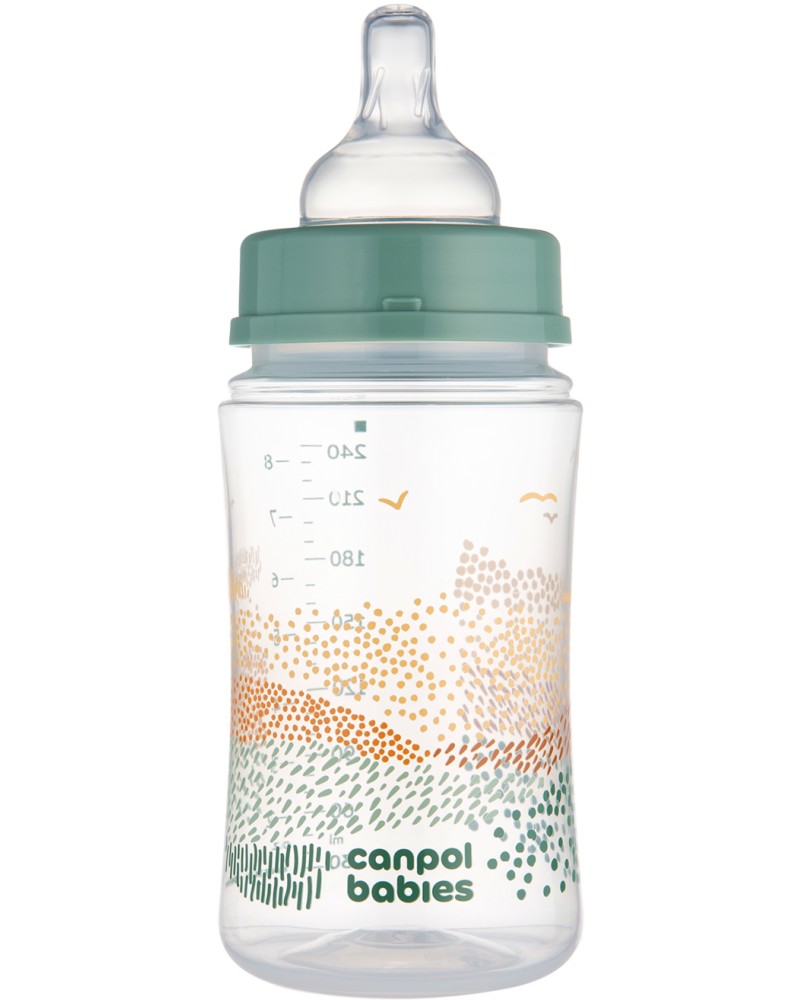   Canpol babies Easy Start - 240 ml,   Mountains, 3+  - 