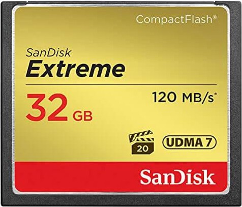Карта памет CompactFlash 32 GB SanDisk Карта памет CompactFlash 32 GB SanDisk - От серията Extreme -