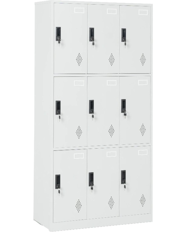 Метален шкаф Carmen CR-1244 GR Метален шкаф Carmen CR-1244 GR - 90 / 185 / 45 cm -