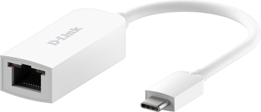 ������� USB-C male ��� RJ45 female D-Link DUB-E250 - � ����� 16 cm - 