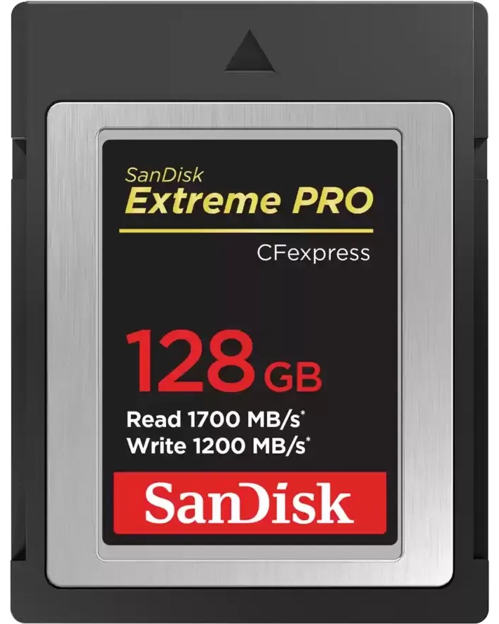 CFexpres карта памет 128 GB SanDisk CFexpres CFexpres карта памет 128 GB SanDisk CFexpres - Type B, от серията Extreme Pro -