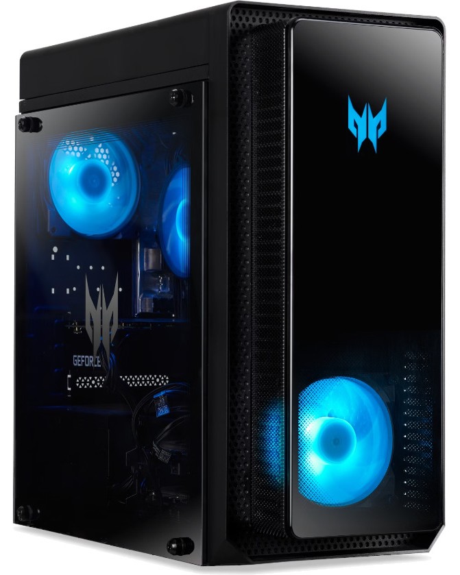 Настолен компютър Acer Predator Orion PO3-655 Настолен компютър Acer Predator Orion PO3-655 - Intel Core i7-14700F 1.5 GHz, NVIDIA RTX 4070 Super, 32 GB DDR5, 1 TB SSD, Linux -