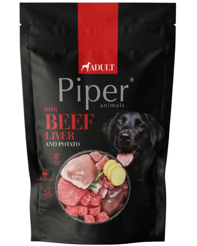 ������� �� ������ Piper Adult - 10 x 500 g, � ������� ���� � �������, � ����� ������� - �����