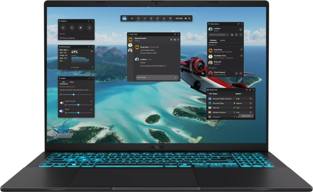 Лаптоп ASUS V16 V3607VH-RP010 Лаптоп ASUS V16 V3607VH-RP010 - Intel Core 7 240H 1.8 GHz, 16" IPS 1920 x 1200, 144 Hz, 16 GB RAM DDR5, 1 TB SSD, NVIDIA RTX 5050, No OS -