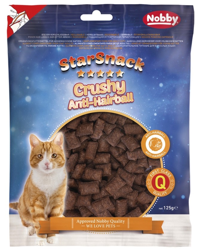         Nobby Crushy Anti-Hairball - 125 g,   StarSnack - 