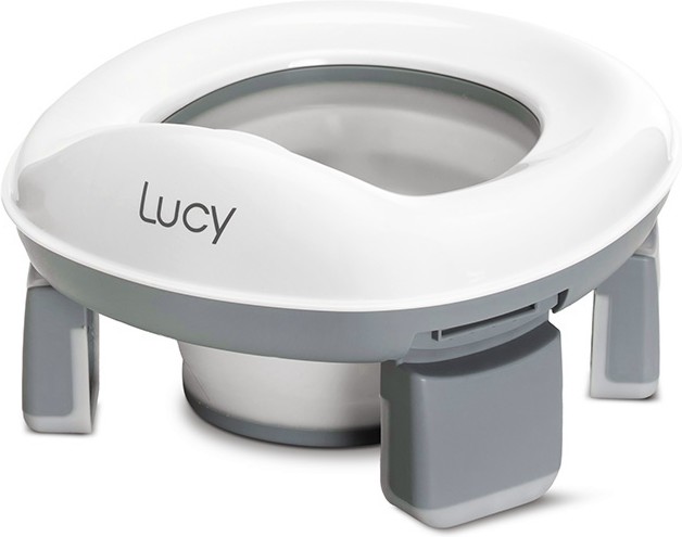 Преносимо гърне 2 в 1 Lorelli Lucy Преносимо гърне 2 в 1 Lorelli Lucy - С 20 пликчета за еднократна употреба и торбичка за съхранение, 8+ м - гърне