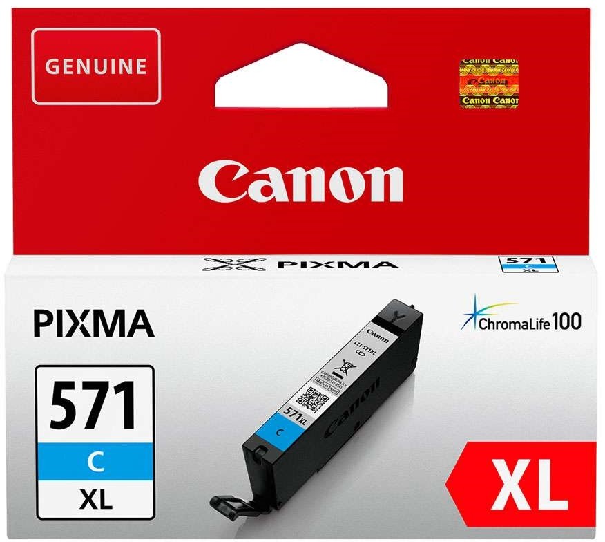 ������ � ������� �� ������� Canon CLI-571 XL Cyan - 3350 �������� - 