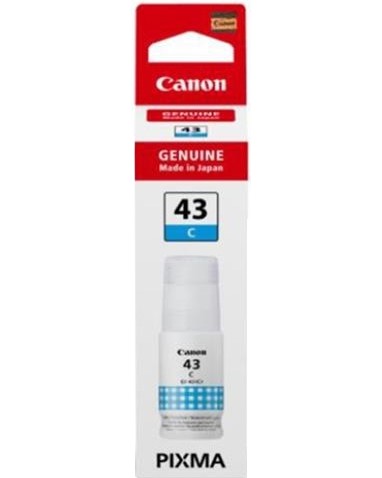 Мастило за принтер Canon GI-43 Cyan Мастило за принтер Canon GI-43 Cyan - 8000 страници -