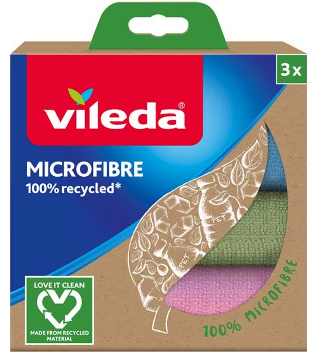    Vileda Recycled - 3 , 35 x 38 cm - 