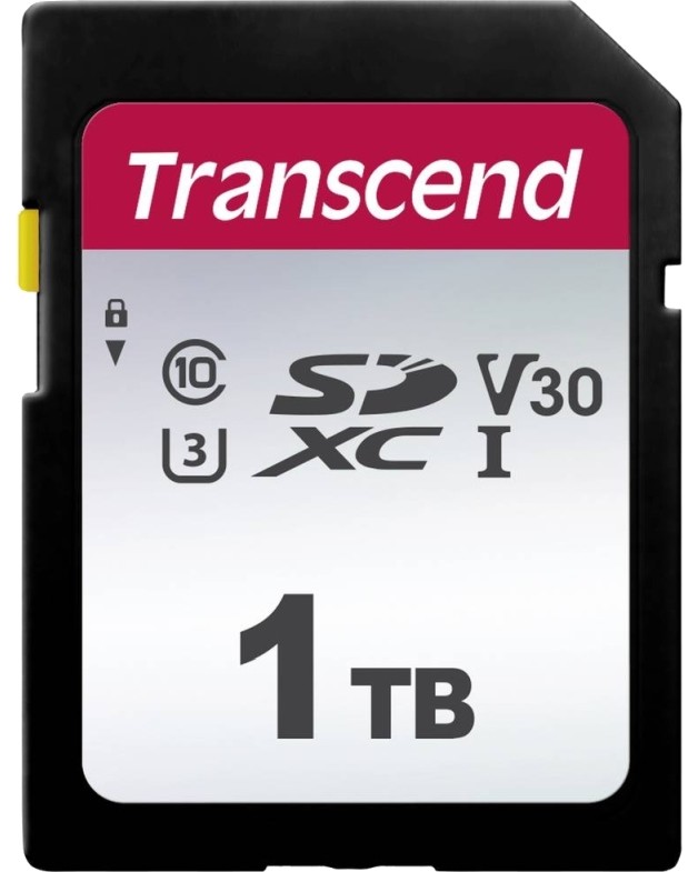 SDXC   1 TB Transcend SDC300S - Class 10, UHS-I U3, V30 - 