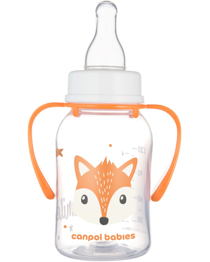      Canpol babies - 120 ml,   Cute Animals, 3+  - 