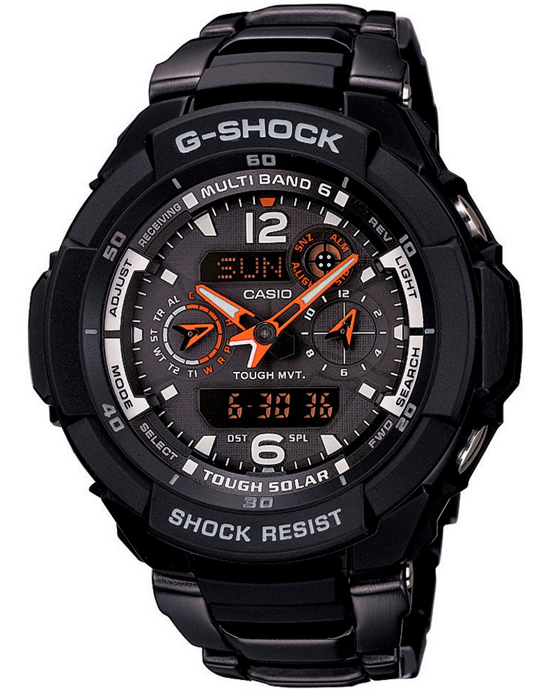 G-Shock Wave Ceptor Solar GW-3500BD-1AER - ����� �������� - 