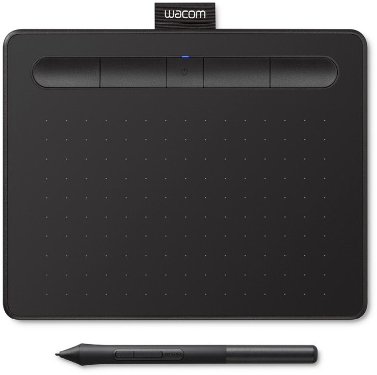   Wacom Intuos S Bluetooth Black Manga - 2540 lpi, 15.2 x 9.5 cm - 