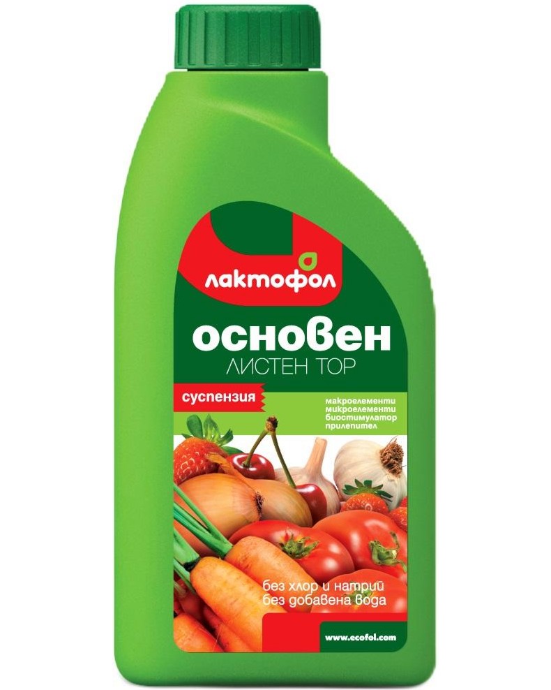 Листен тор за плодове и зеленчуци Лактофол Листен тор за плодове и зеленчуци Лактофол - 450 ml от серията Ботаника -