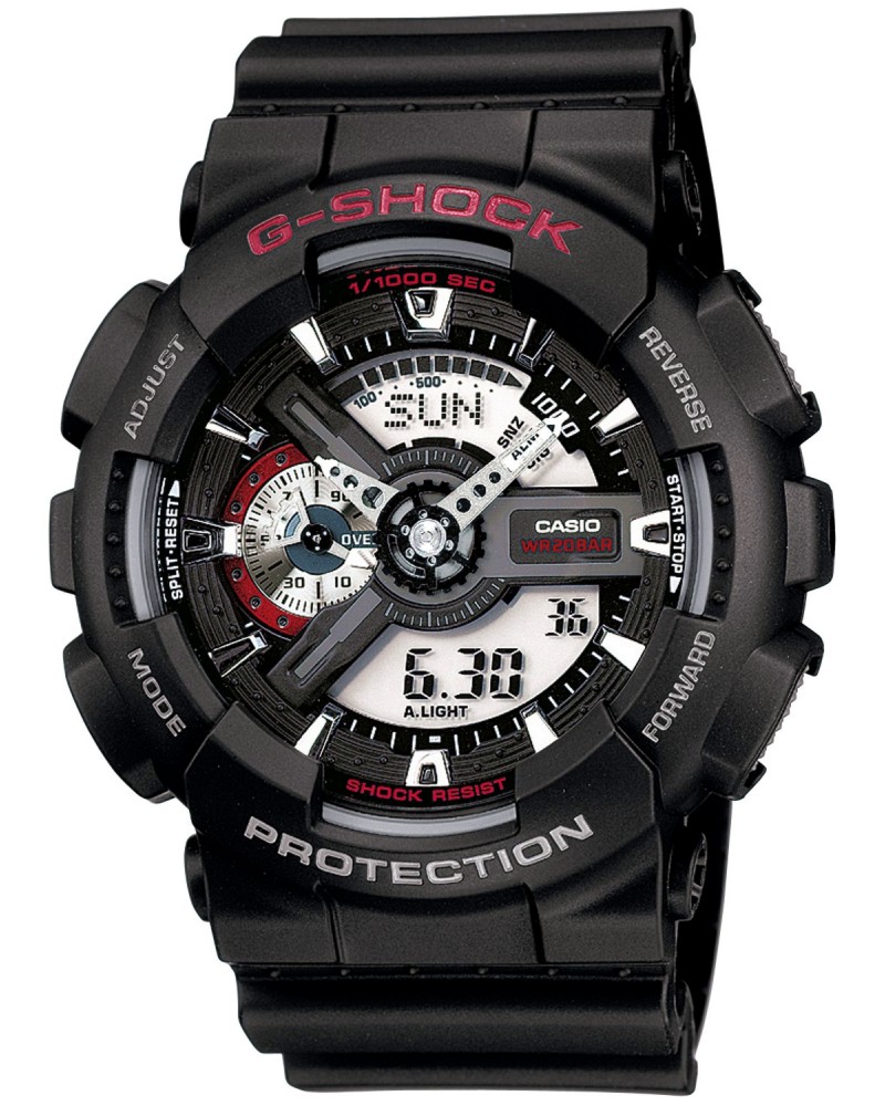 Часовник Casio - G-Shock GA-110-1AER - От серията "G-Shock" - 