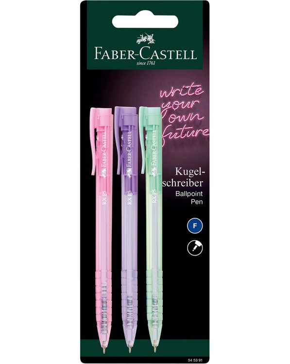 ����������� ��������� Faber-Castell RX5 0.5 mm - 3 ���� - 