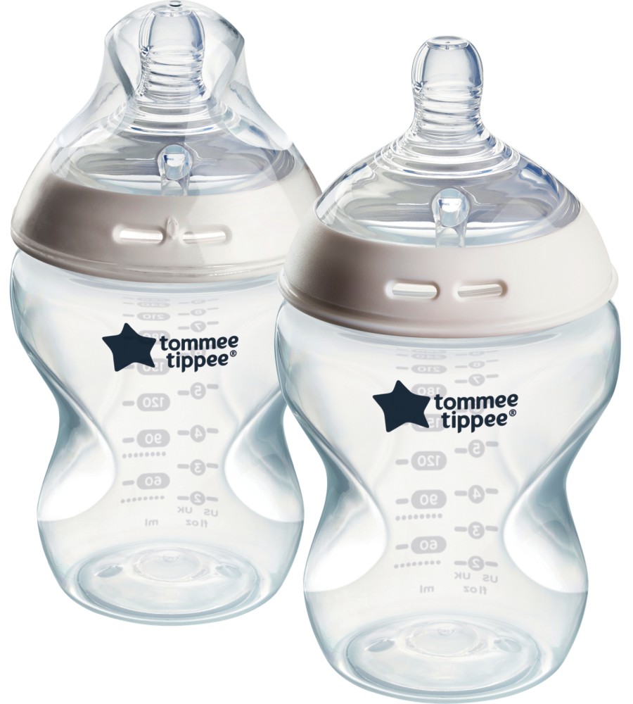     Tommee Tippee - 2  x 260 ml,   Natural Start, 0+  - 