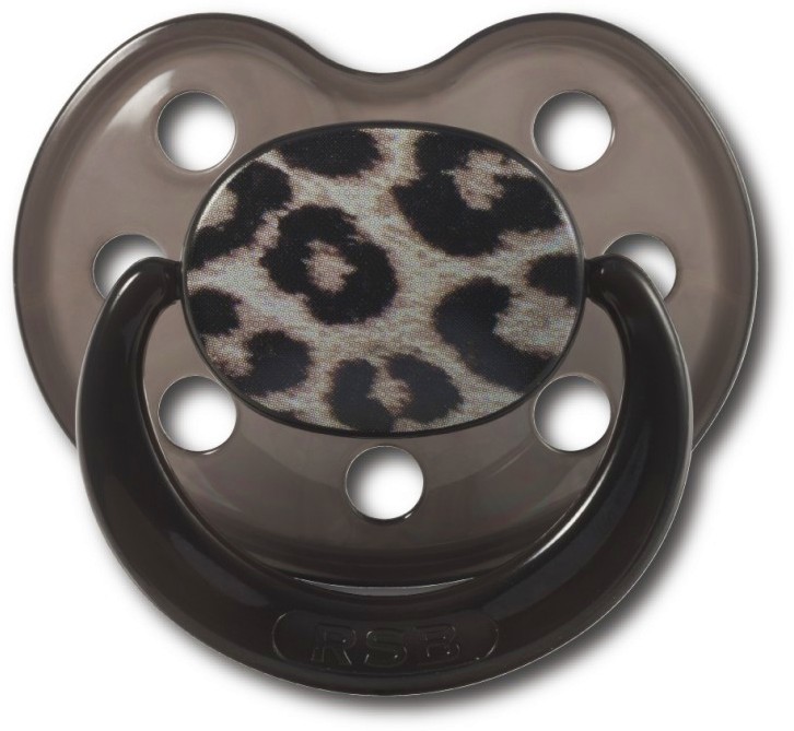 Ортодонтична залъгалка Rock Star Baby Ортодонтична залъгалка Rock Star Baby - От серията Леопард, за 6-12 месеца - залъгалка
