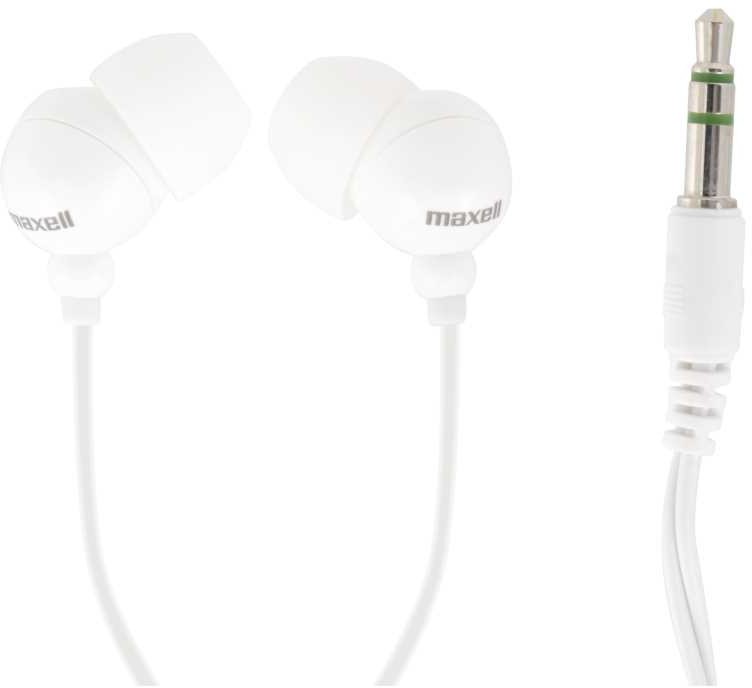Слушалки Maxell Plugz Слушалки Maxell Plugz - С кабел 1.2 m и 3.5 mm жак -