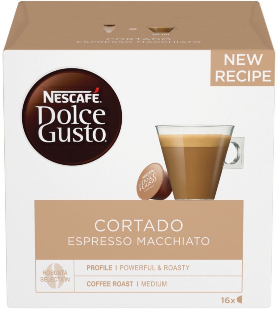   NESCAFE Dolce Gusto Cortado Espresso Macchiato -  16 ÷ 48   - 