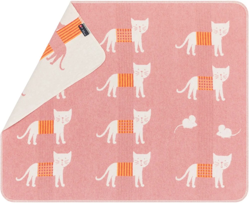 Бебешко двулицево одеяло Котки - David Fussenegger Бебешко двулицево одеяло Котки - David Fussenegger - 70 x 90 cm, от серията Juwel - продукт