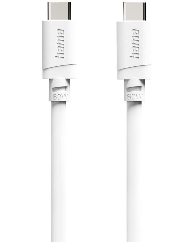 Кабел USB-C male към USB-C male Hama Кабел USB-C male към USB-C male Hama - 2 m, 60 W -