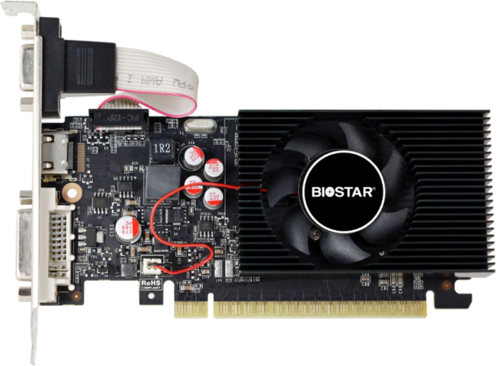 ����� ����� BIOSTAR GeForce GT730 - 4 GB, GDDR3, 128 bit, Single Fan - 
