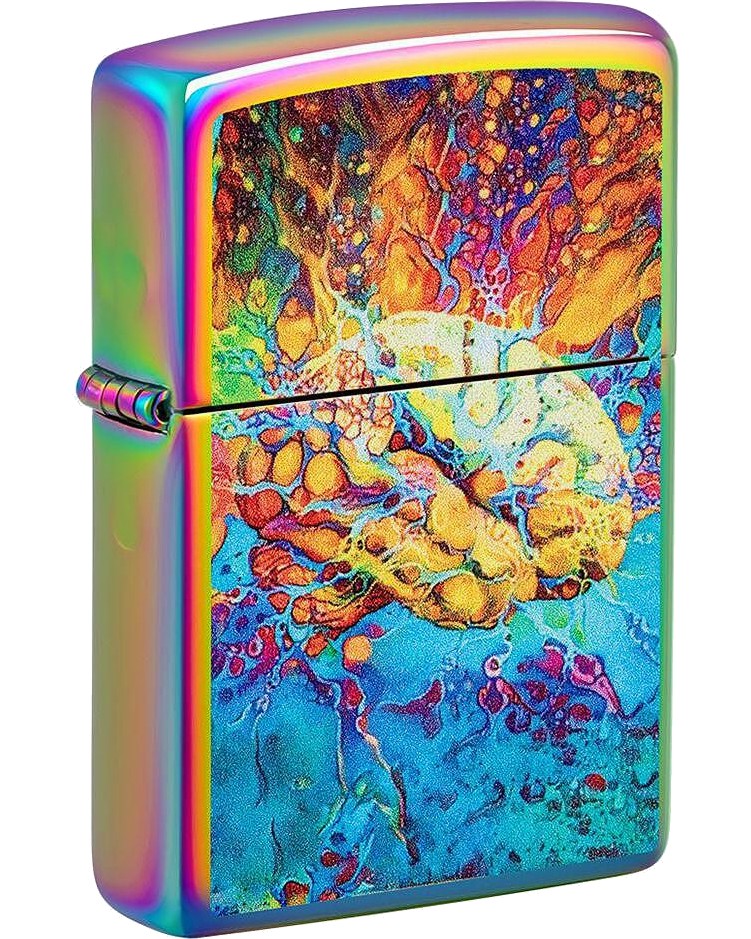   Zippo Psychedelic Brain Design - 