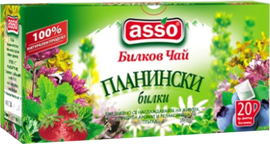 ������ ��� ASSO ��������� - 20 ��������� x 1.2 g - �������