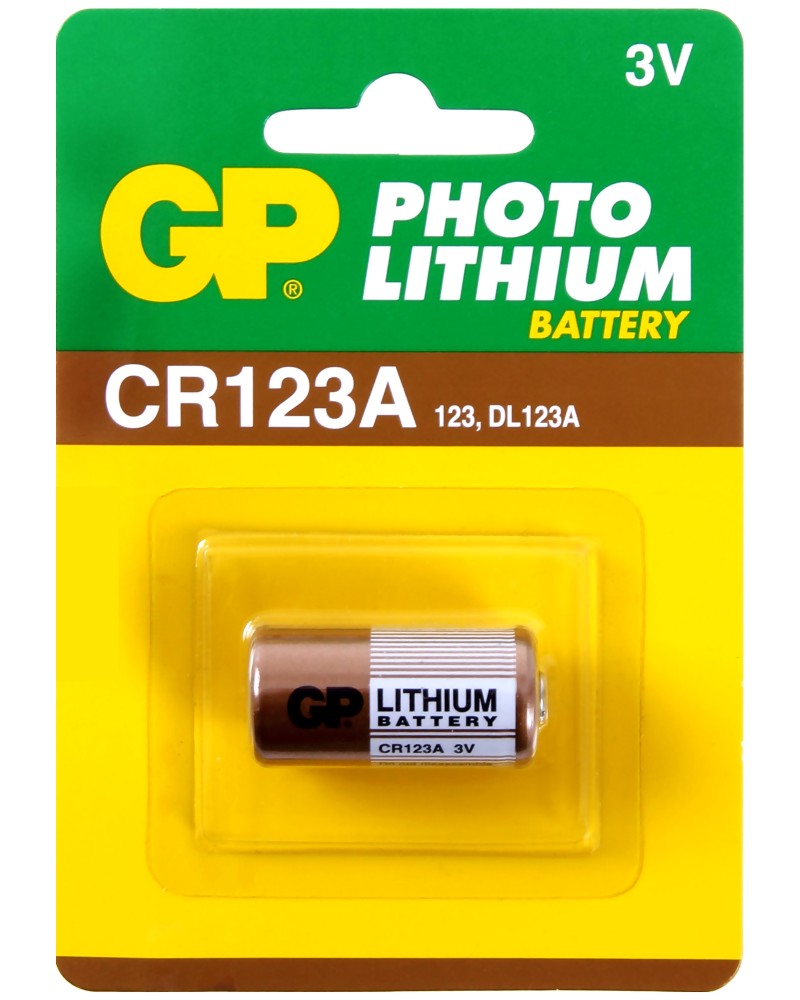 Батерия 3V - Литиева (CR123A) - 1 брой - батерия