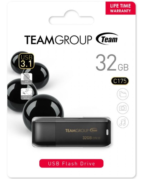 USB-� 3.1 Gen 1 ���� ����� Team Group C175 - 32 ��� 128 GB - 