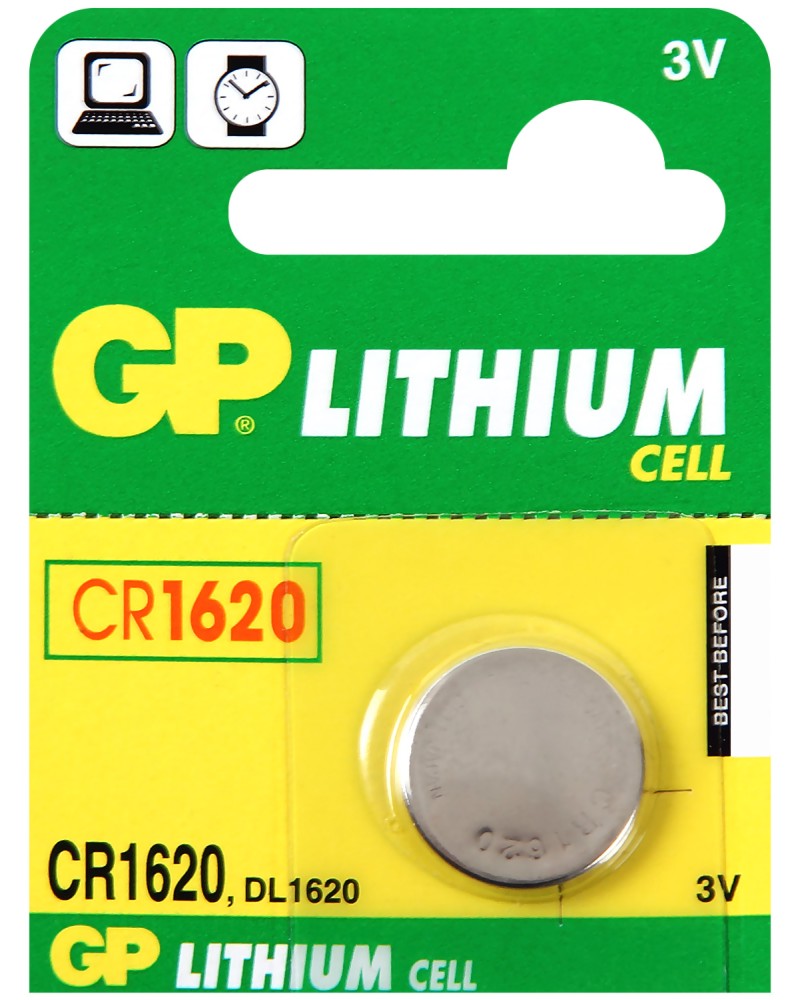 ������� ������� CR1620 / DL1620 - ������� 3V - 1 ���� - �������