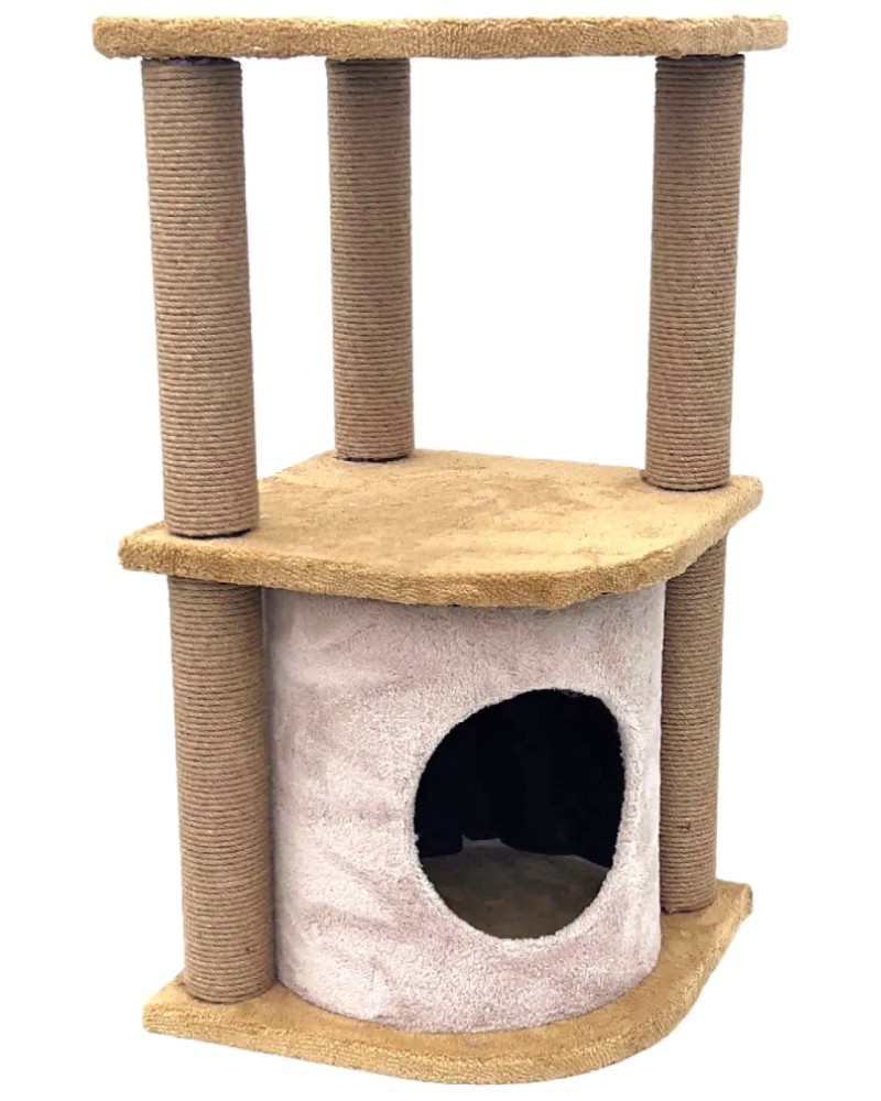Катерушка за котки MINA PET Катерушка за котки MINA PET - С драскалки, хралупа и платформи - продукт