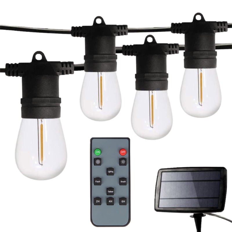 Соларен LED градински гирлянд DPM LV0305 Соларен LED градински гирлянд DPM LV0305 - 100 lm със сензор и дистанционно -