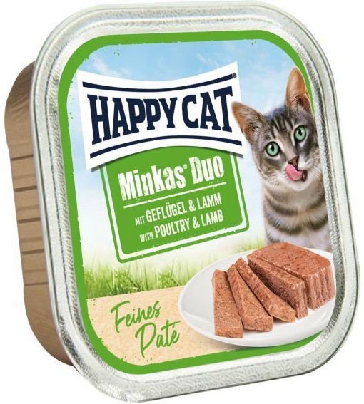 ������ �� ����� Happy Cat Duo - 100 g, � ����� ���� � �������, �� ������� Minkas, � ����� ������� - �����