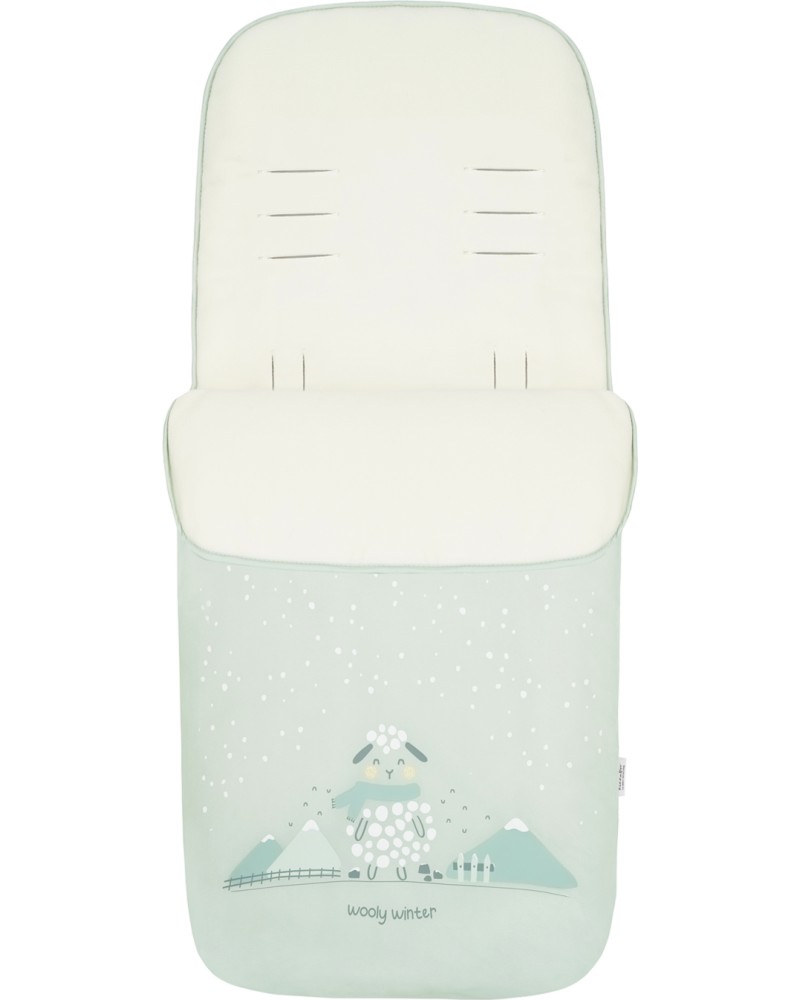 Чувалче за количка Kikka Boo Polar Чувалче за количка Kikka Boo Polar - От колекцията Sleepy Sheep - продукт