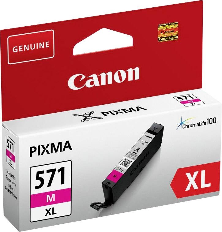 Касета с мастило за принтер Canon CLI-571 XL Magenta Касета с мастило за принтер Canon CLI-571 XL Magenta - 3350 страници -