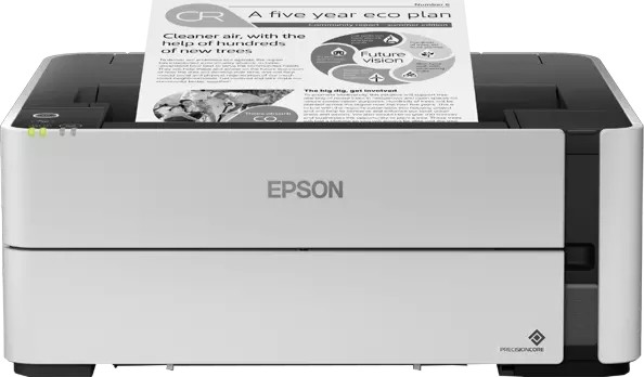Монохромен мастиленоструен принтер Epson EcoTank M1180 Монохромен мастиленоструен принтер Epson EcoTank M1180 - 2400 x 1200 dpi, 39 ppm, USB, LAN, Wi-Fi, A4 -