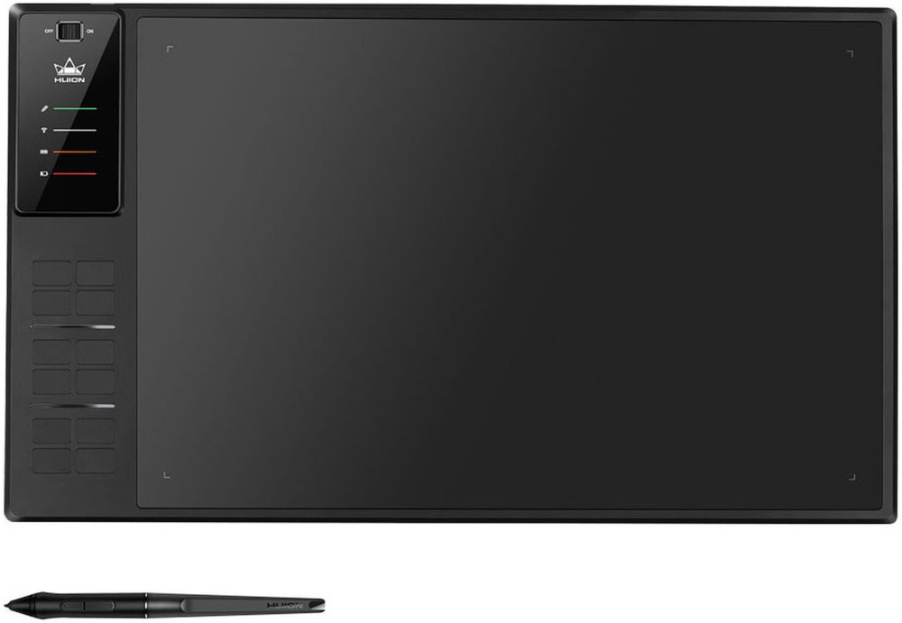 Графичен таблет Huion Inspiroy WH1409 V2 Графичен таблет Huion Inspiroy WH1409 V2 - 5080 lpi, 35 x 21.8 cm, Wireless -