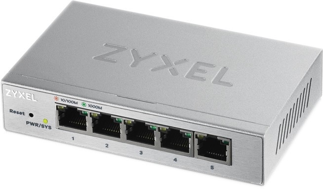  ZyXEL GS1200-5 - 5 RJ-45 , 1000 Mbps - 
