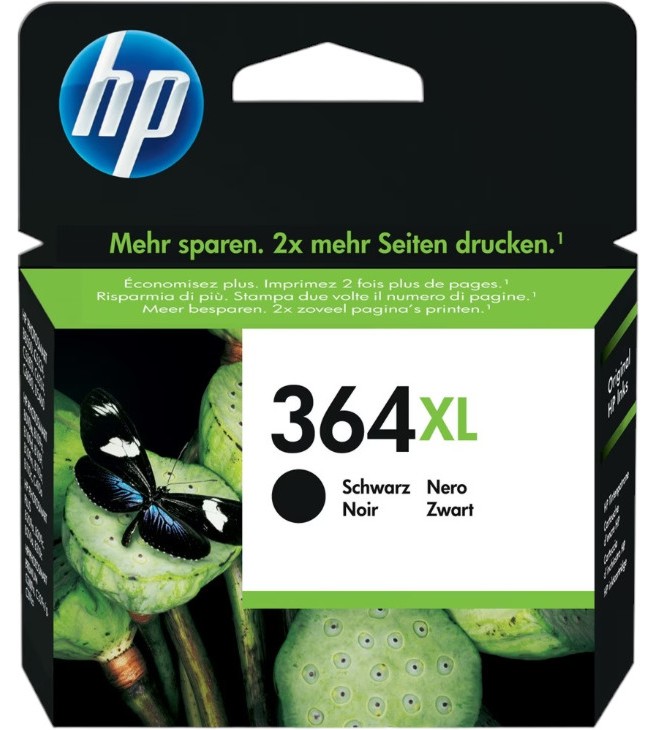 Касета с мастило за принтер HP 364 XL Black Касета с мастило за принтер HP 364 XL Black - 550 страници -