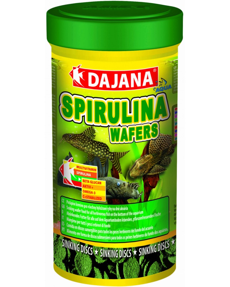      DAJANA PET Spirulina Wafers - 80  100 g - 