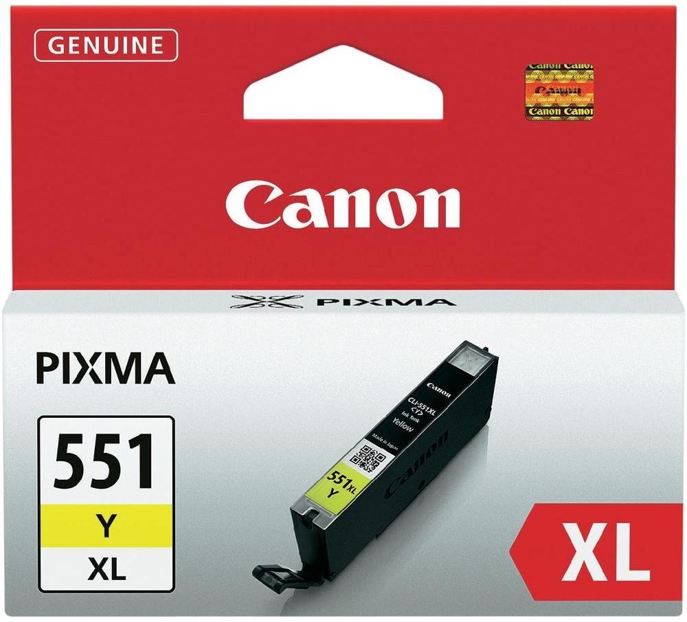 ������ � ������� �� ������� Canon CLI-551 XL Yellow - 650 �������� - 