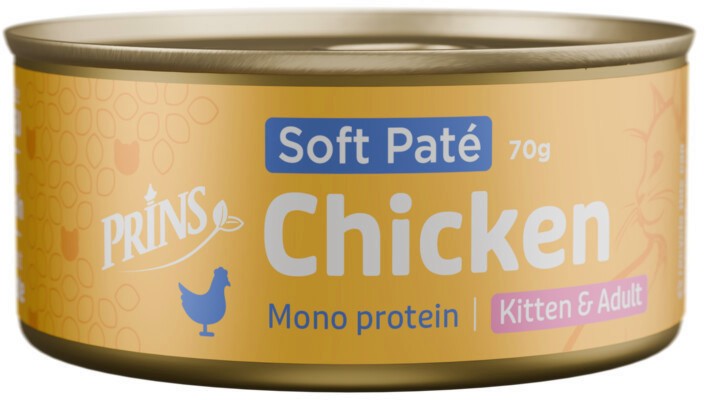    Prins Soft Paté Kitten & Adult - 70 g,   - 